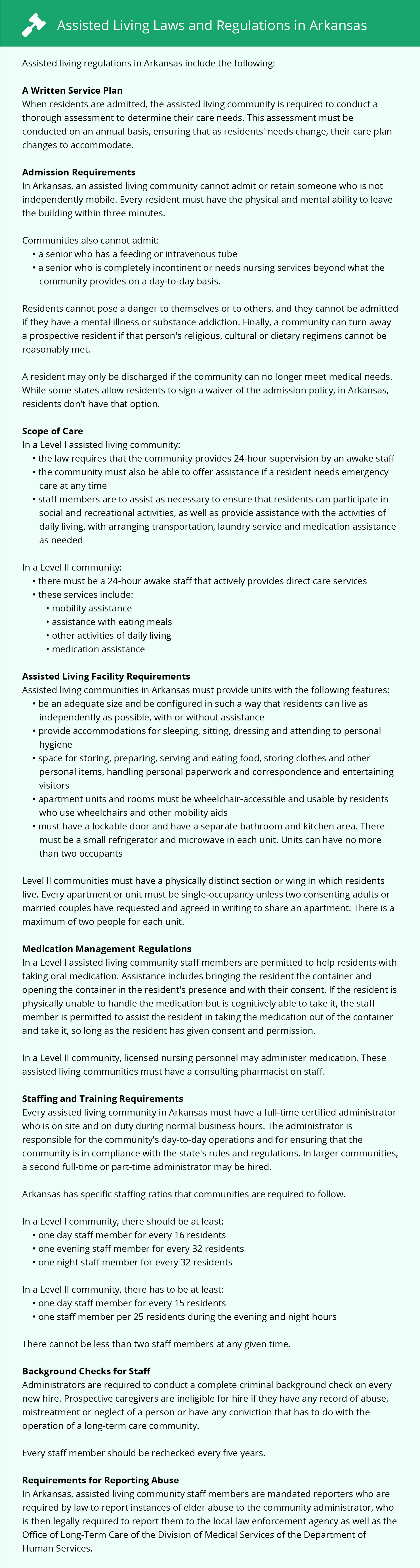 Assisted Living Laws and Regulations in Sherwood