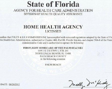 FirstLight HomeCare of The Palm Beaches, FL image