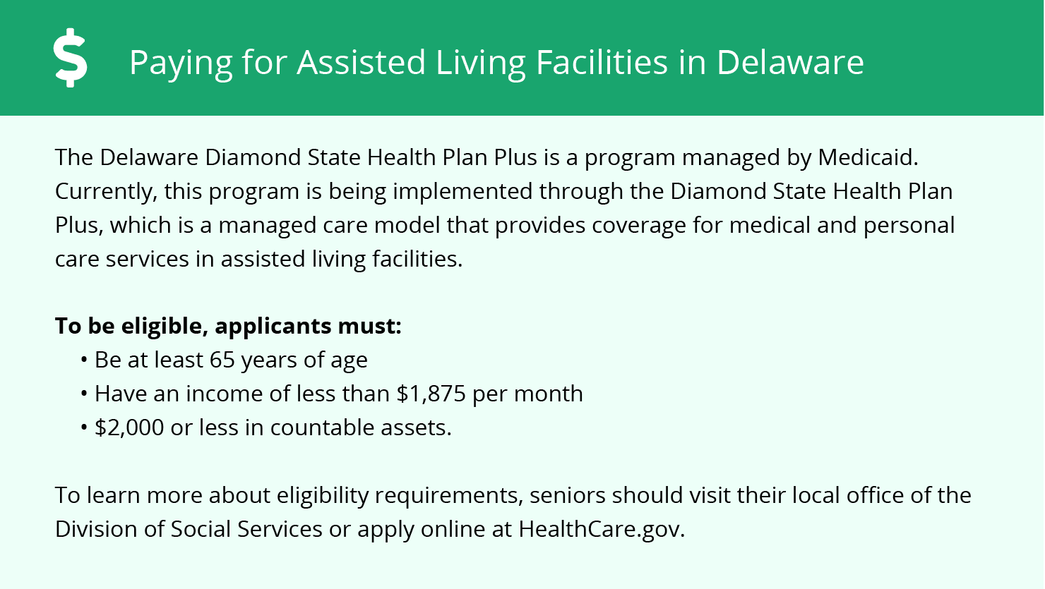 Financial Assistance in Delaware