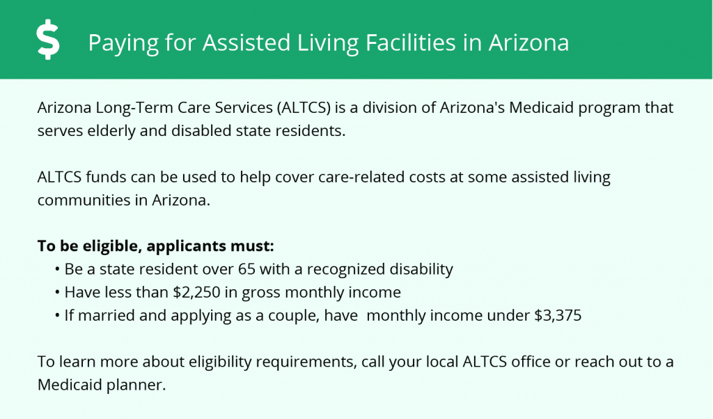Paying for Assisted Living Facilities in Arizona