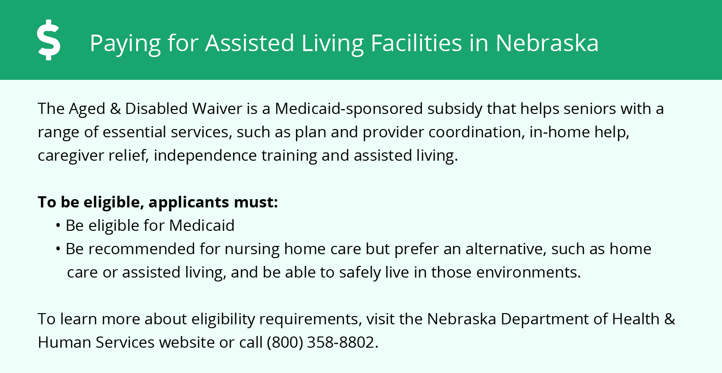 Paying for Assisted Living in Nebraska