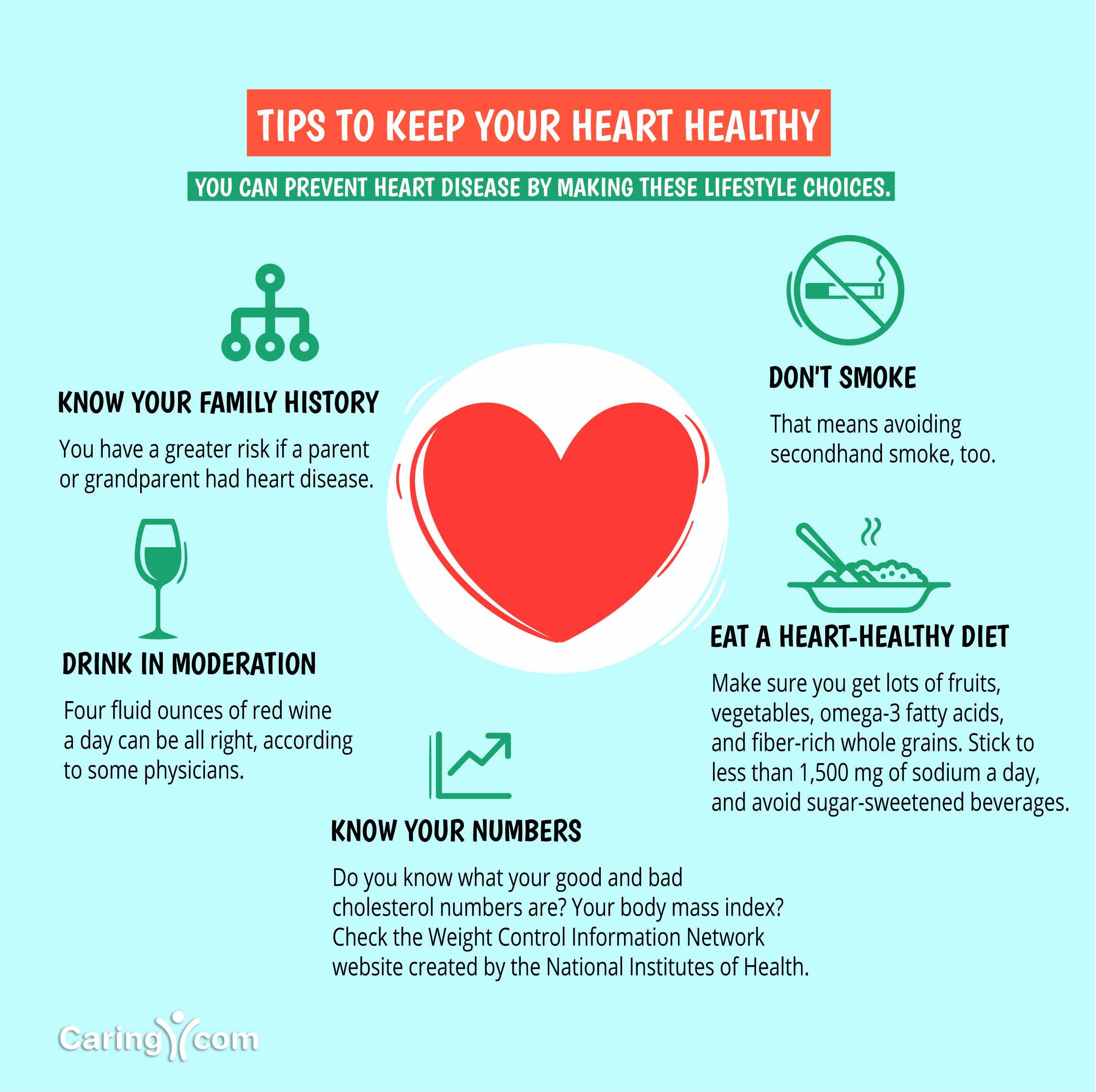 Tips to keep your heart healthy