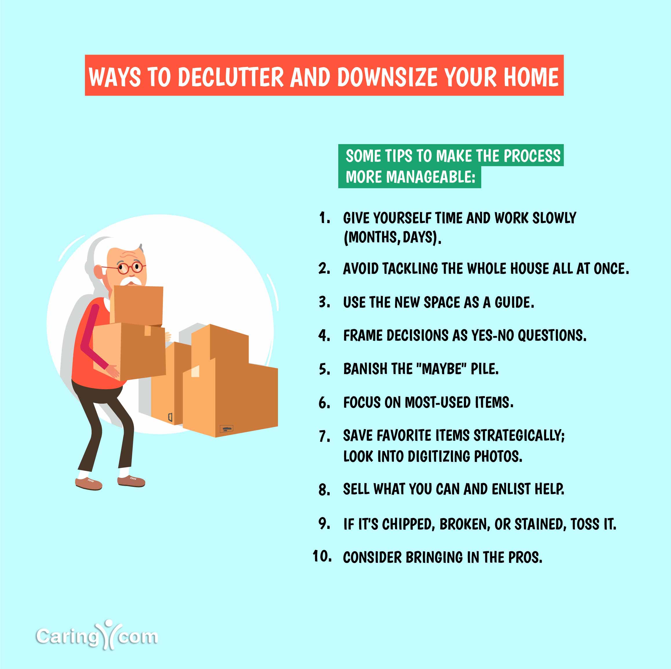 Ways to Declutter and Downsize Your Home