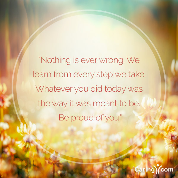 Inspirational Quote: Be Proud of You