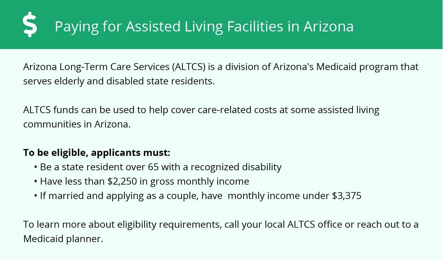 Financial Assistance for Assisted Living in Casa Grande