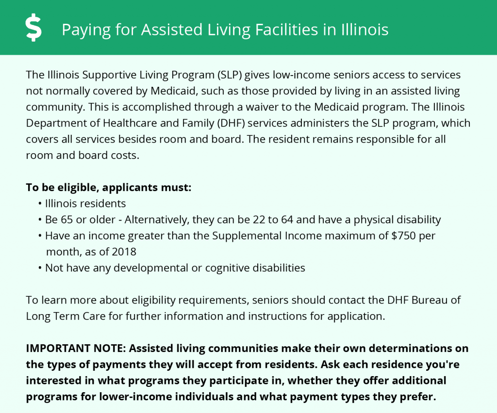 Paying for Assisted Living Facilities in Illinois